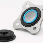 Available in stainless steel or titanium