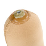 The oval-shaped umbrella allows for a comfortable fits.