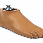 SACH Foot with Titanium Pyramid Lifelike Unisex Cosmesis (shown in Tan)